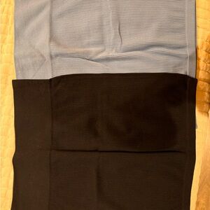 Black and blue skirts!